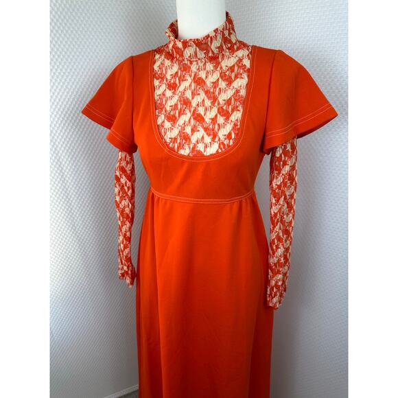 Patricia Fair True Vintage 1960s Long Maxi Dress Groovy - Picture 11 of 16